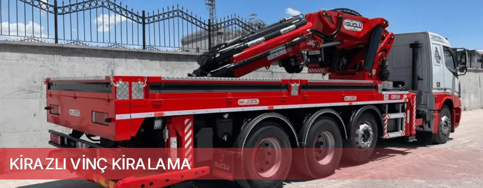 Kirazlı İlçemi Vinç Kiralama